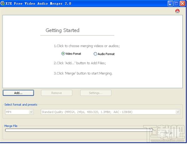 X2X Free Video Audio Merger 绿色版,X2X Free Video Audio Merger 绿色版下载,X2X Free Video